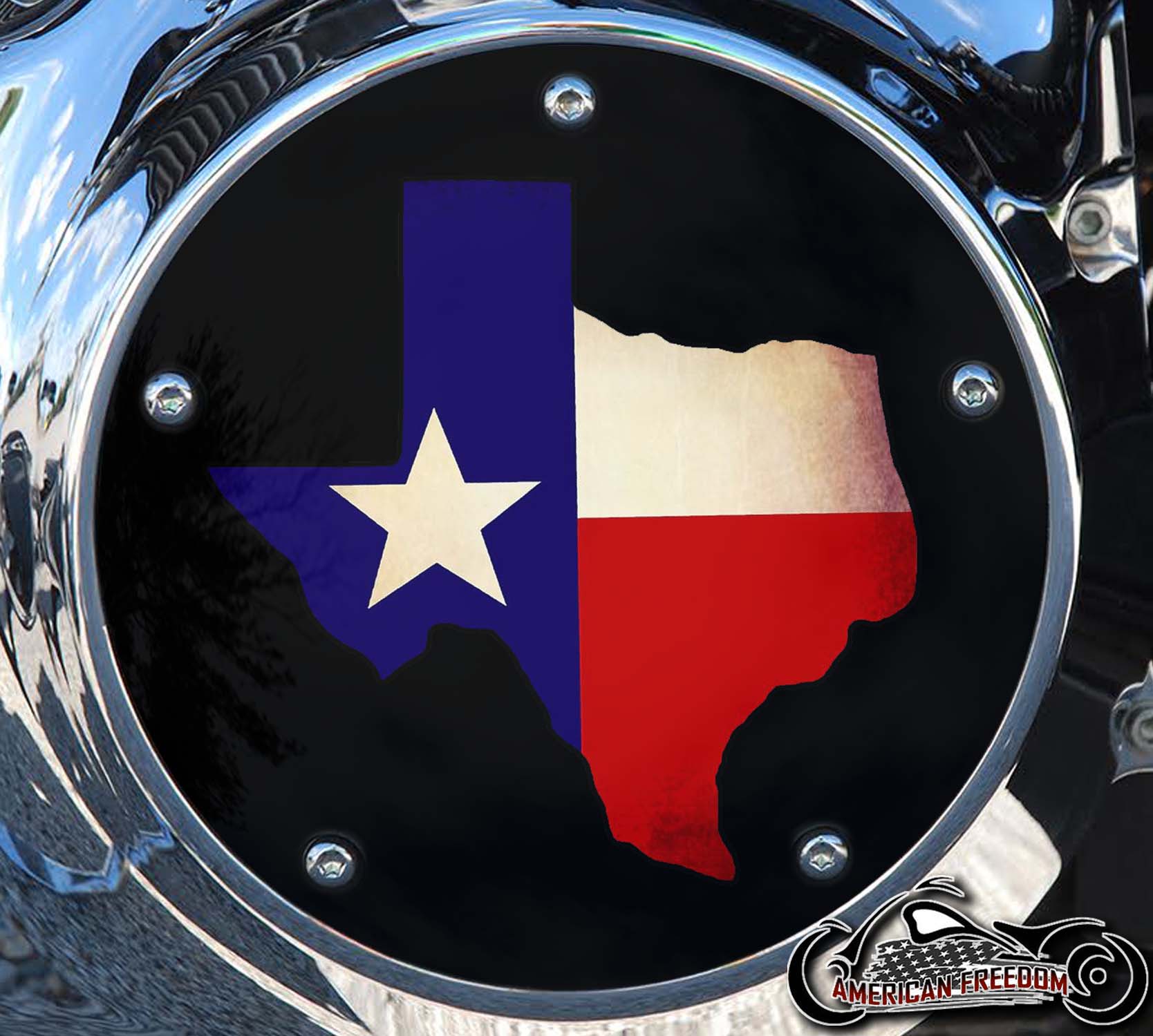 Custom Derby Cover Texas Pride [Harley Davidson Derby Cover] 129.